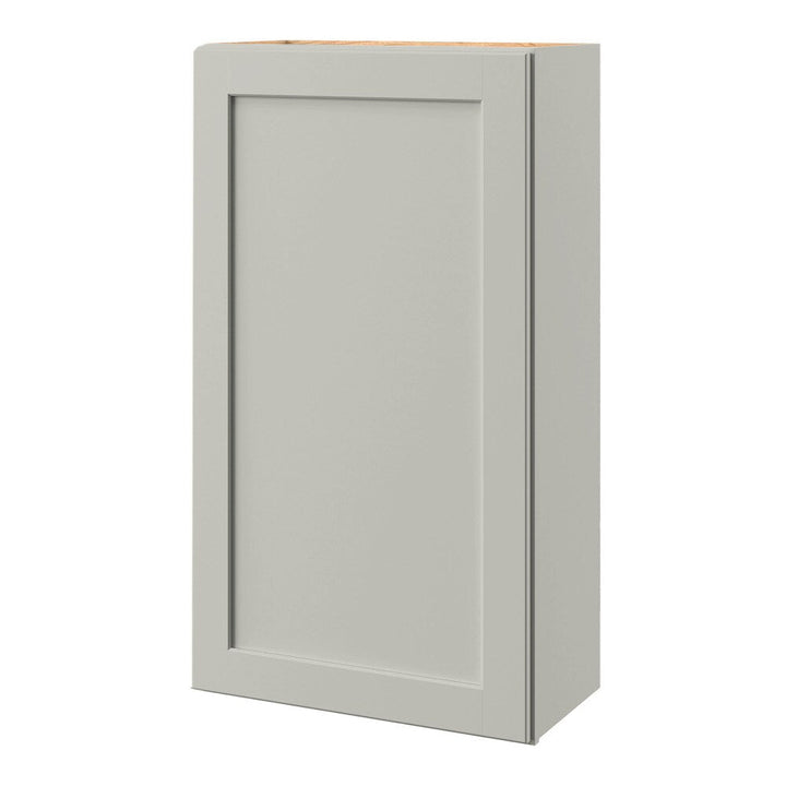Shenandoah PRO Express Breckenridge 15-in W x 42.125-in H x 12-in D Stone Full Overlay Wall Fully Assembled Plywood Cabinet (Recessed Panel Shaker Door Style)