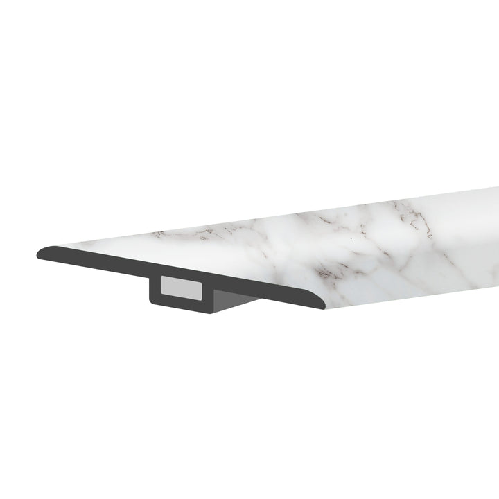 Lucida USA GlueCore T-moulding Whitestone 0.27-in T x 1.75-in W x 48-in L Vinyl T-moulding