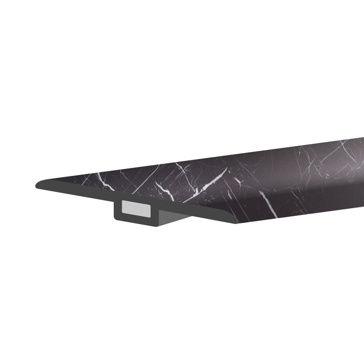 Lucida USA TerraCore T-moulding Nero Marquina 0.27-in T x 1.75-in W x 48-in L Vinyl T-moulding