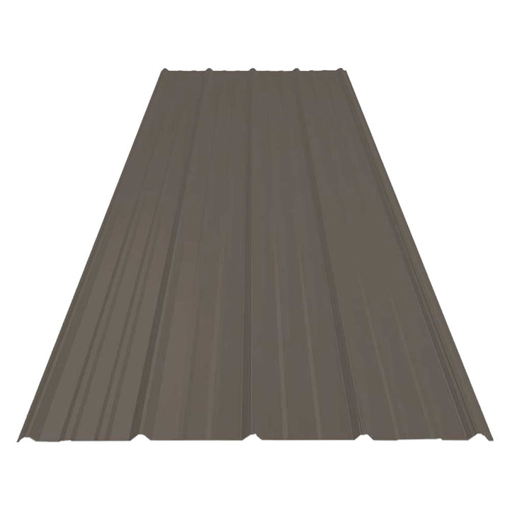 Gibraltar Building Products 3.125-ft x 8-ft SM-Rib Slate Galvalume Steel Roof/Siding Panel, 29-Gauge, 36-in Coverage