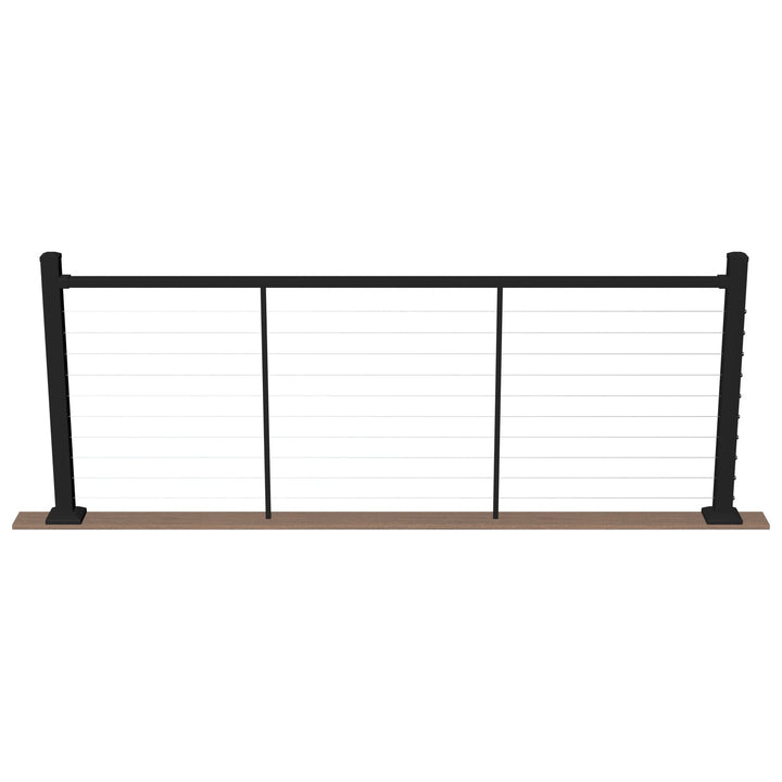 Deckorators Contemporary cable Aluminum Deck Cable Rail Kit