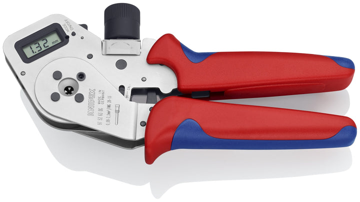 KNIPEX 10.8-in Electrical Crimping Pliers with Digital Display