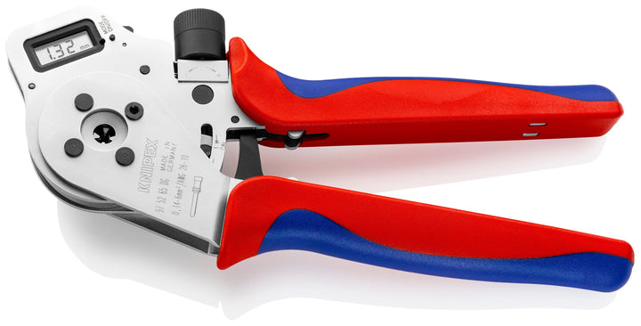 KNIPEX 10.8-in Electrical Crimping Pliers with Digital Display