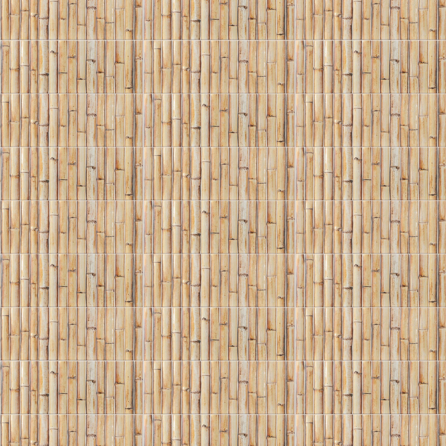 Affinity Tile Bamboo Haven Tiki Cream 6-in x 12-in Matte Ceramic Wood look Wall Tile product image