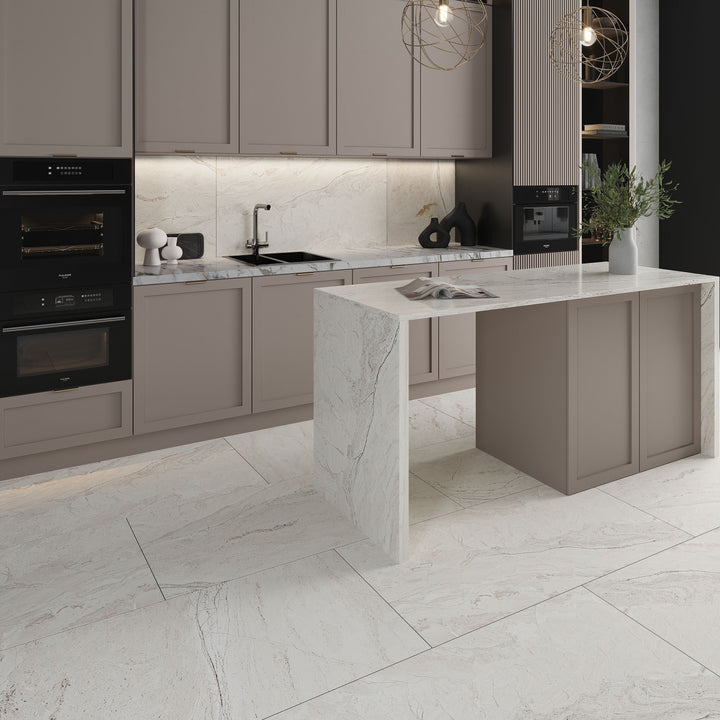 Apollo Tile Splendor Stone Beige 24-in x 48-in Matte Porcelain Cement look Floor and Wall Tile product image