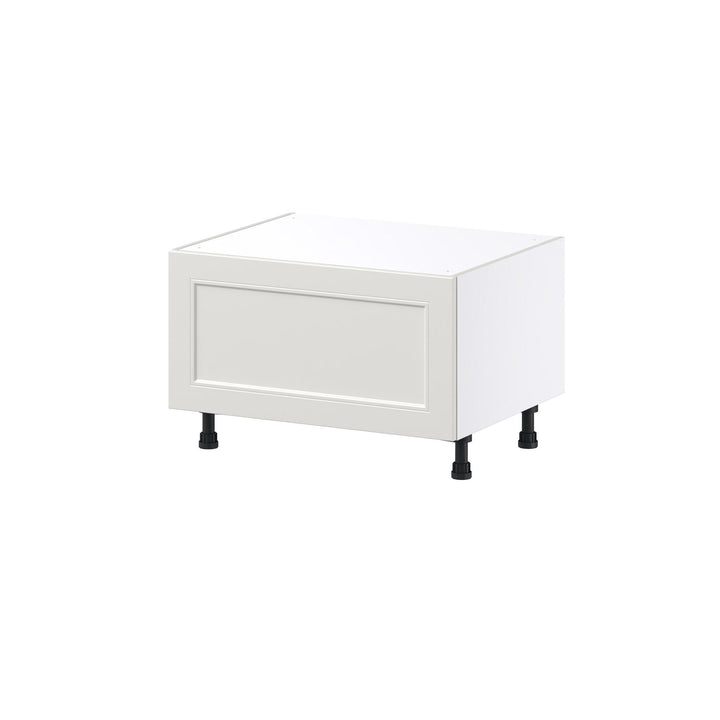 Hugo&Borg Belcourt 30-in W x 19.5-in H x 23-in D Gray Painted 1-Drawer Base Fully Assembled Cabinet (Recessed Panel Style)