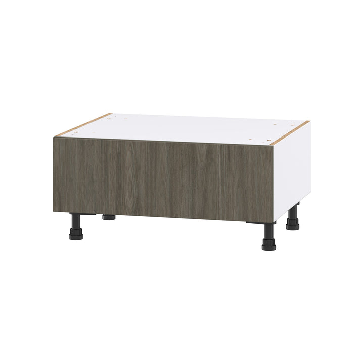 Hugo&Borg Savane 30-in W x 14.5-in H x 24-in D Textmel 1-Drawer Base Fully Assembled Cabinet (Flat Panel Style)