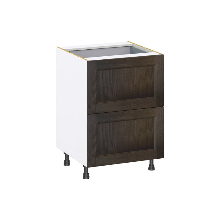 Hugo&Borg Montclaire 24-in W x 34.5-in H x 24-in D Wood 3-Drawer Base Fully Assembled Cabinet (Recessed Panel Style)