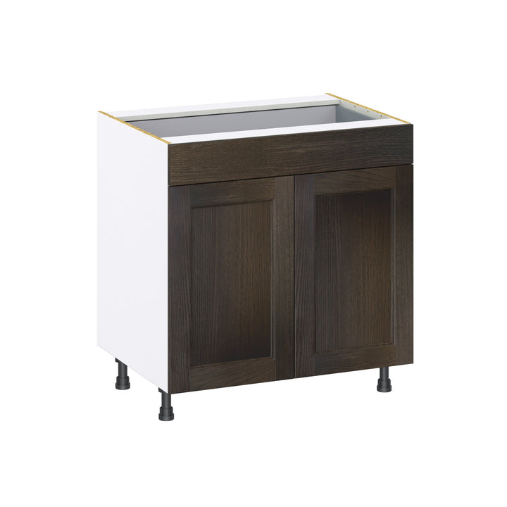 Hugo&Borg Montclaire 33-in W x 34.5-in H x 24-in D Wood 1-Drawer Base Fully Assembled Cabinet (Recessed Panel Shaker Style)