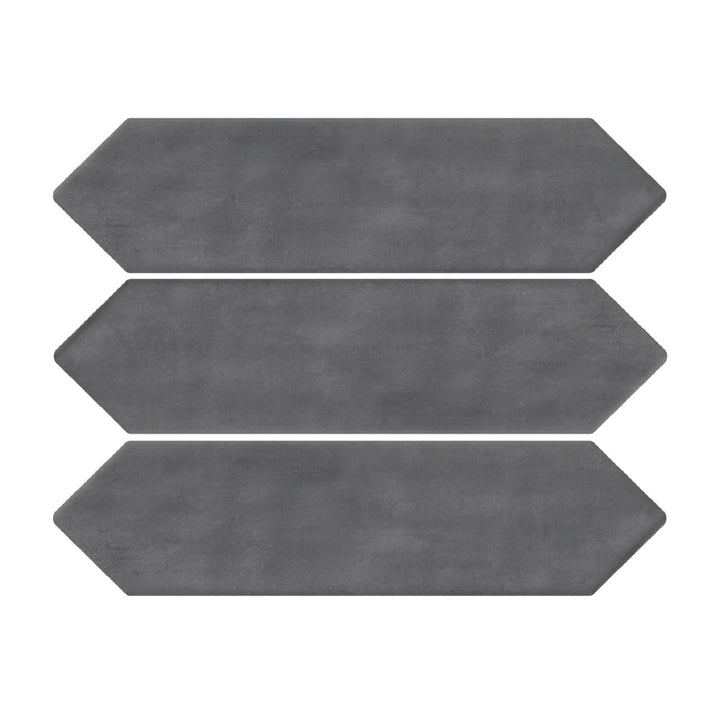 Giorbello Shadow 3-in x 12-in Glazed Ceramic Wave Subway Floor and Wall Tile (5-sq. ft/ Carton)