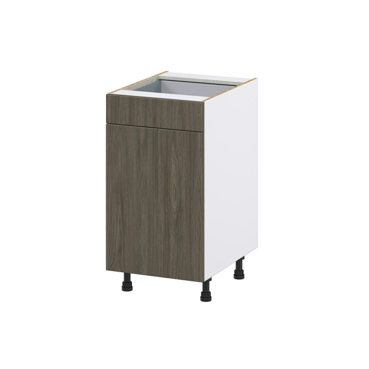 Hugo&Borg Savane 18-in W x 34.5-in H x 24-in D Textmel 2-Drawers Pull-out Cabinet Base Fully Assembled Cabinet (Flat Panel Style)