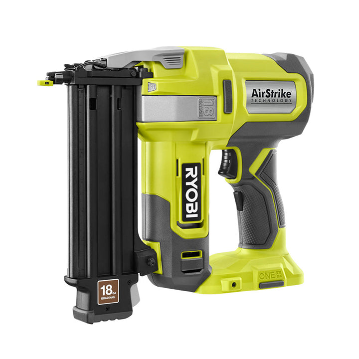 18-Volt ONE+ Cordless AirStrike 18-Gauge Brad Nailer (Tool Only) with Sample Nails