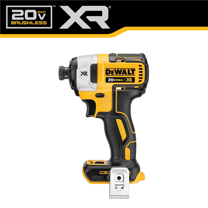 DEWALT XR 20-Volt MAX 1/4-in 3-Speed Brushless Cordless Impact Driver, Tool Only (DCF887B)