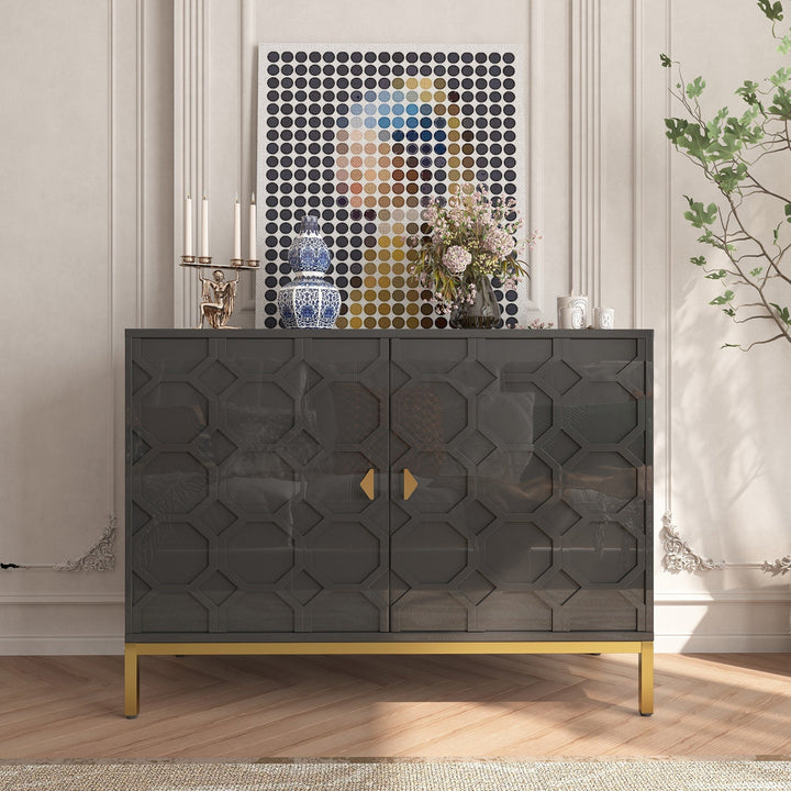 Clihome 15.75-in W x 26.25-in H Mdf Black Freestanding Utility Storage Cabinet