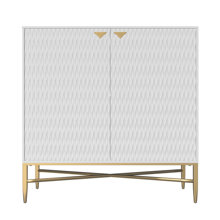 Clihome 15.75-in W x 32.87-in H Mdf White Freestanding Utility Storage Cabinet