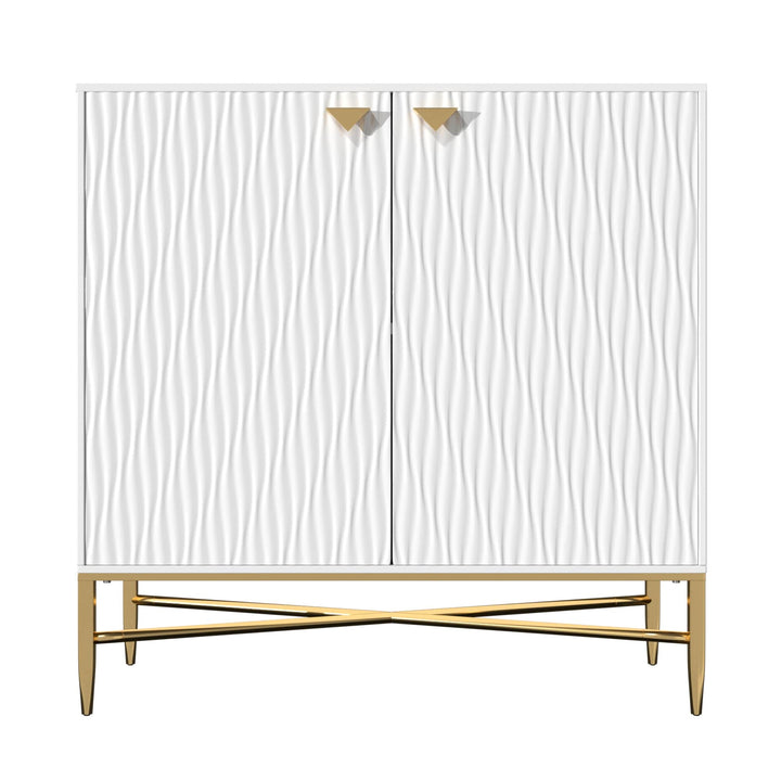Clihome 15.75-in W x 32.87-in H Mdf White Freestanding Utility Storage Cabinet