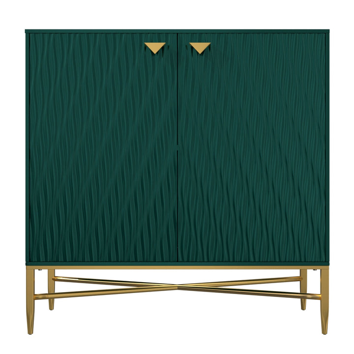 Clihome 15.75-in W x 32.87-in H Mdf Green Freestanding Utility Storage Cabinet