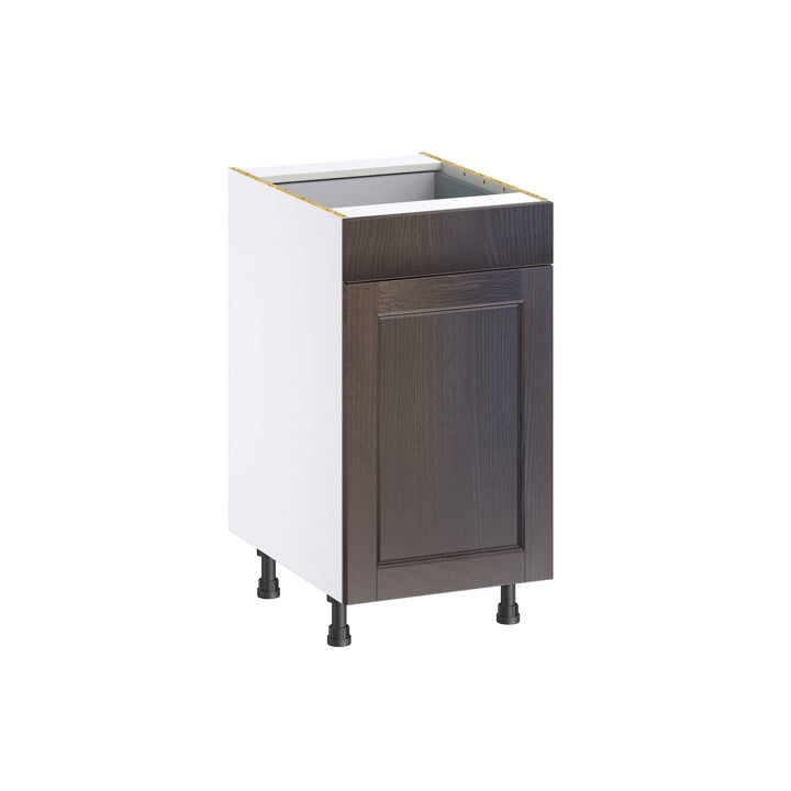 Hugo&Borg 18-in W x 34.5-in H x 24-in D Wood 1-Drawer Base Fully Assembled Cabinet (Recessed Panel Style)