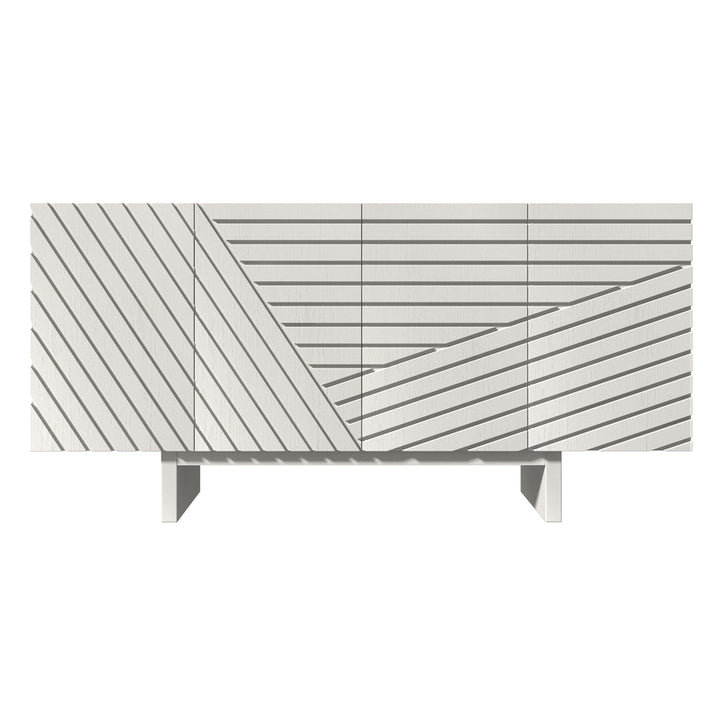 Clihome 15.75-in W x 30.71-in H Mdf White Freestanding Utility Storage Cabinet
