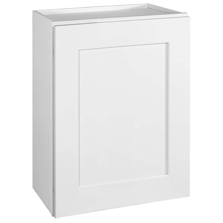 Design House Brookings 18-in W x 24-in H x 12-in D White Maple Wall Ready To Assemble Plywood Cabinet (Recessed Panel Shaker Door Style)