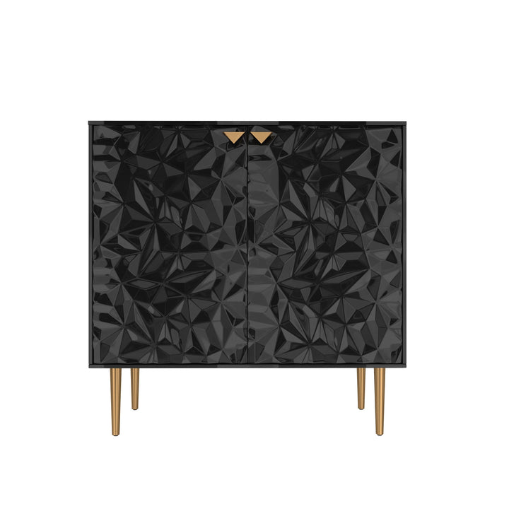 Clihome 15.75-in W x 31.93-in H Mdf Black Freestanding Utility Storage Cabinet