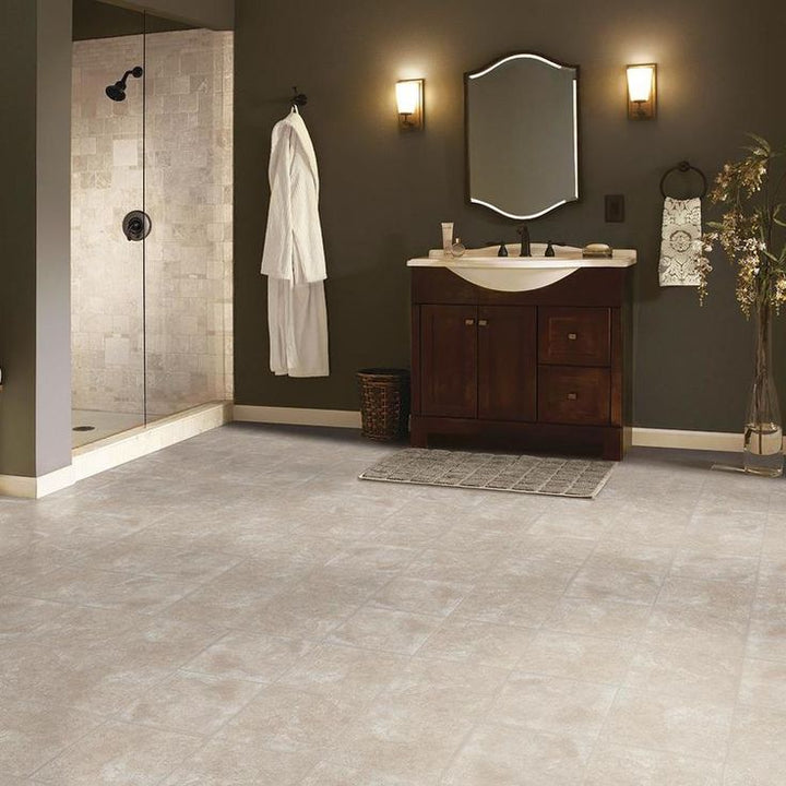 Armstrong Flooring 45-piece 12-in x 12-in Sandstone Peel and Stick Vinyl Tile