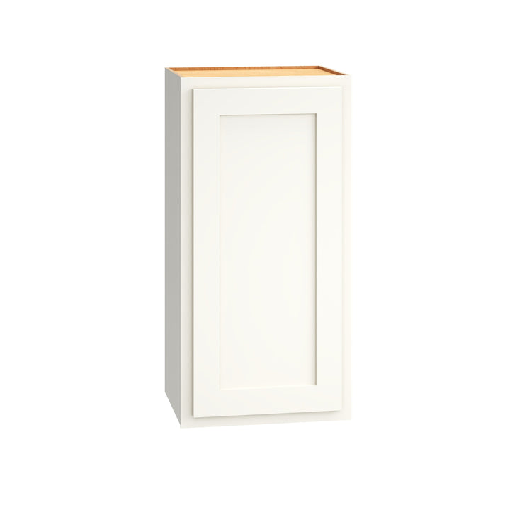 Diamond Express Jamestown 15-in W x 30-in H x 12-in D White Partial Overlay Wall Fully Assembled Plywood Cabinet (Recessed Panel Shaker Door Style)