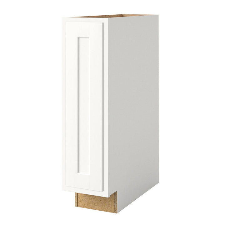Shenandoah PRO Express Breckenridge 9-in W x 34.5-in H x 24-in D Linen Base Fully Assembled Plywood Cabinet (Recessed Panel Shaker Door Style)