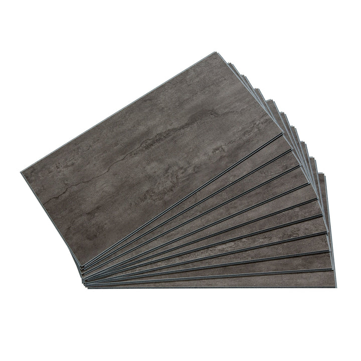 PALISADE Ashen Slate 23-in x 11-in Matte PVC Wall Tile product image