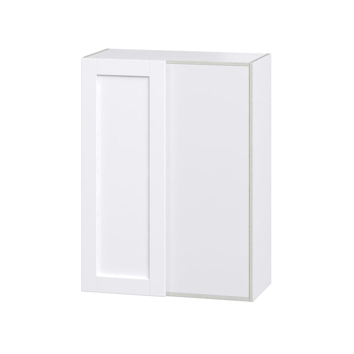Hugo&Borg Rosemont 30-in W x 40-in H x 14-in D Glacier White Blind Wall Fully Assembled Cabinet (Recessed Panel Shaker Door Style)