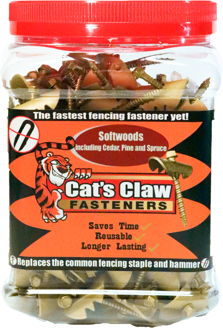 Cat's Claw FASTENERS 5-in Bronze Steel Fasteners For Wood Fence 170-Pack