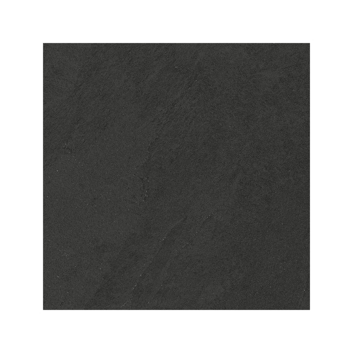 Giorbello (Sample) Black 6-in x 6-in Matte Porcelain Stone Look Floor and Wall Tile