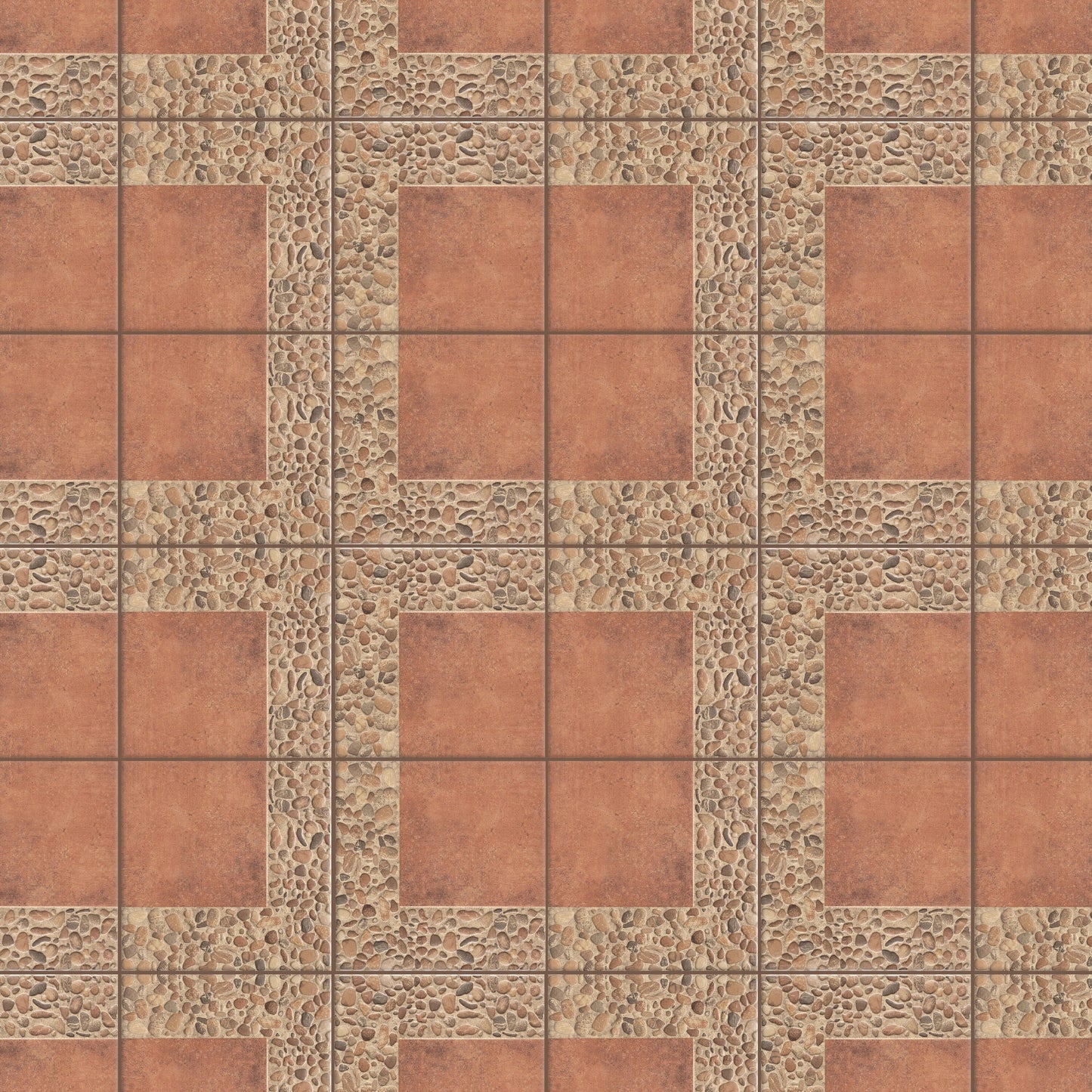 Affinity Tile Castellon Cotto 18-in x 18-in Matte Ceramic Cement look Floor and Wall Tile product image