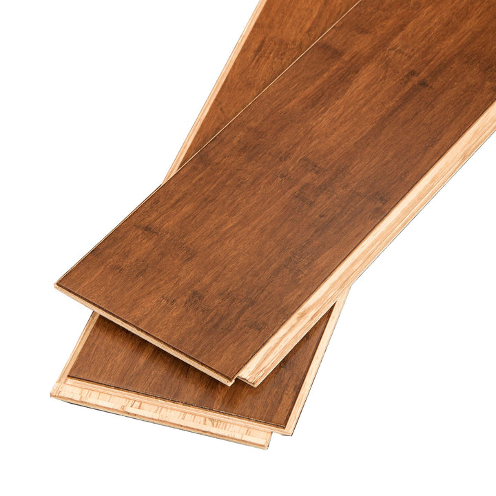 Cali Bamboo Fossilized 5.31-in Java Bamboo Smooth/Traditional Engineered Hardwood Flooring (21.5-sq ft)
