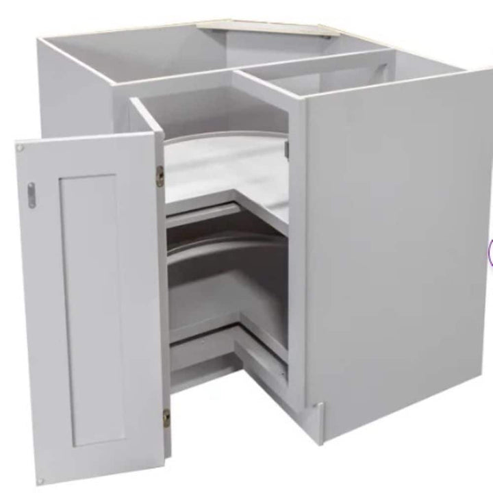 RELIABILT 27-in W x 34.5-in H x 24-in D Grey 1-Drawer Base Fully Assembled Plywood Cabinet (Flat Panel Shaker Style)