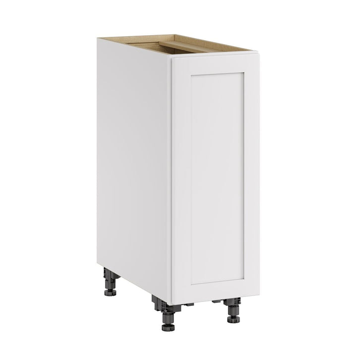 Whalen CLICK-IT Enfield 12-in W x 34.5-in H x 24-in D Classic White Birch Base Ready To Assemble Plywood Cabinet (Raised Panel Shaker Door Style)