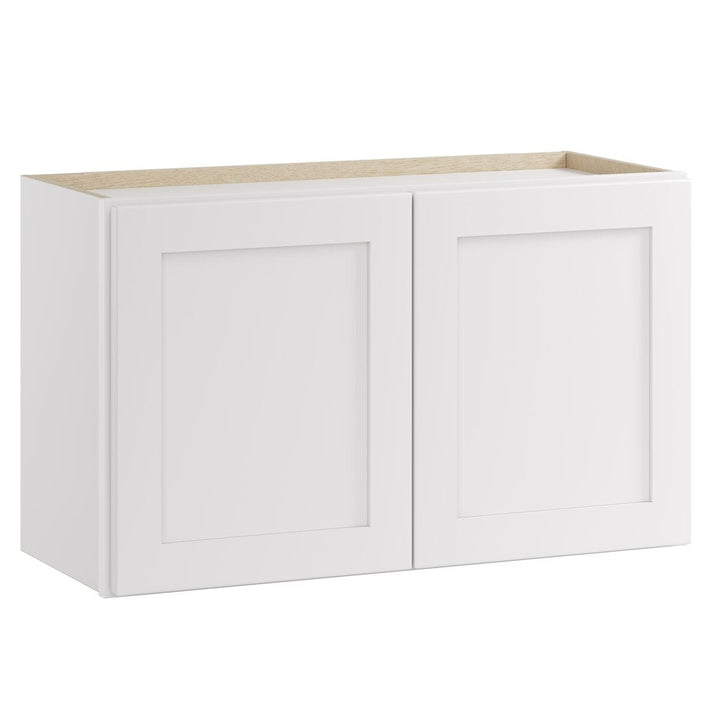 Whalen CLICK-IT Enfield 30-in W x 18-in H x 12-in D Classic White Birch Wall Ready To Assemble Plywood Cabinet (Raised Panel Shaker Door Style)