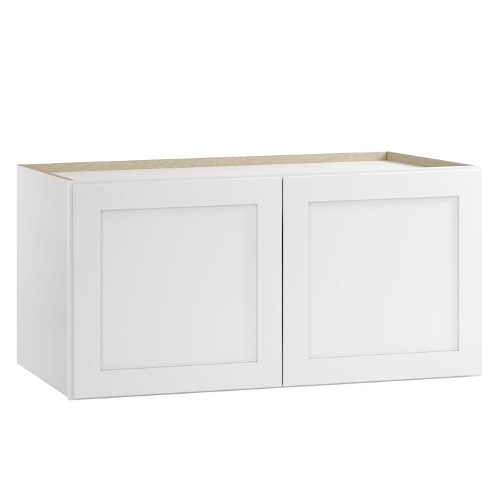 Whalen CLICK-IT Enfield 36-in W x 18-in H x 24-in D Classic White Birch Wall Ready To Assemble Plywood Cabinet (Raised Panel Shaker Door Style)