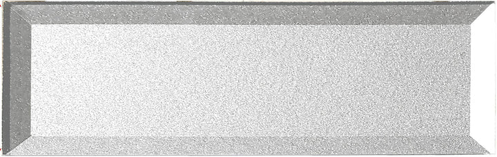 Abolos Forever Silver 3-in x 12-in Glossy Glass Subway Peel and stick Wall Tile product image