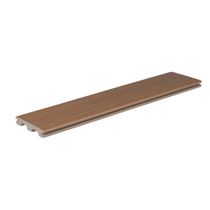 TimberTech Prime+ 1-in x 6-in Grooved Composite Deck Board
