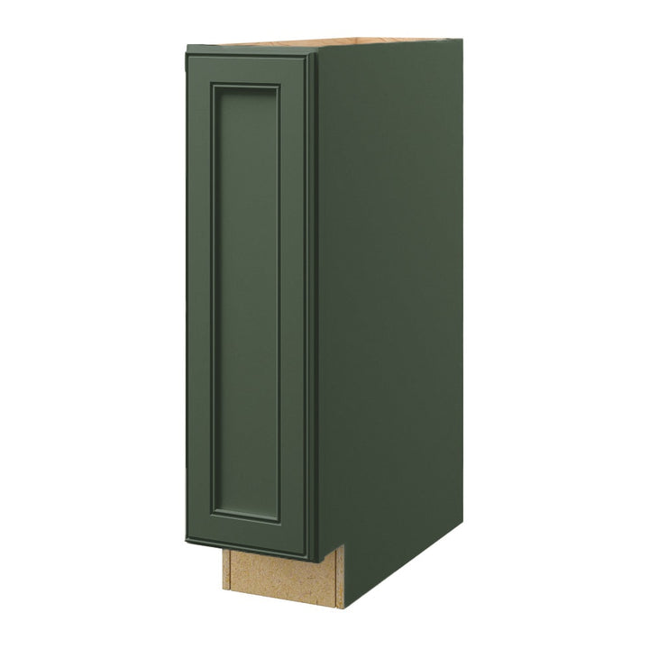allen + roth Heathrow 9-in W x 34.5-in H x 24-in D Sage Maple Pull-out Tray Divider Base Fully Assembled Cabinet (Recessed Panel Mitered Style)