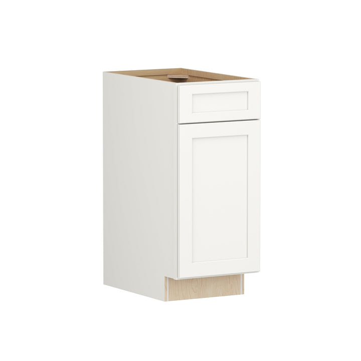 Shenandoah PRO Express Breckenridge 15-in W x 34.5-in H x 24-in D Linen Full Overlay Maple 1-Drawer Base Fully Assembled Plywood Cabinet (Recessed Panel Shaker Style)
