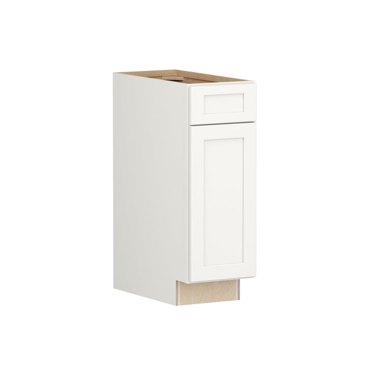 Shenandoah PRO Express Breckenridge 12-in W x 34.5-in H x 24-in D Linen Full Overlay 1-Drawer Base Fully Assembled Plywood Cabinet (Recessed Panel Shaker Style)
