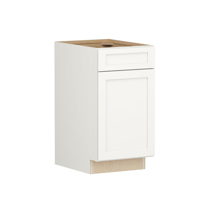 Shenandoah PRO Express Breckenridge 18-in W x 34.5-in H x 24-in D Linen Full Overlay 1-Drawer Base Fully Assembled Plywood Cabinet (Recessed Panel Shaker Style)