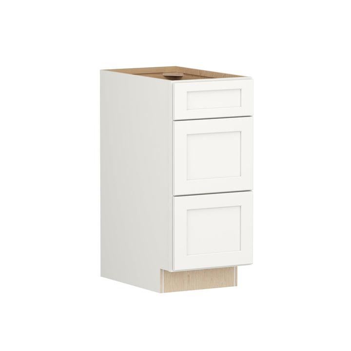 Shenandoah PRO Express Breckenridge 15-in W x 34.5-in H x 24-in D Linen Full Overlay 3-Drawer Base Fully Assembled Plywood Cabinet