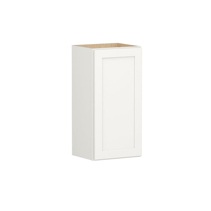 Shenandoah PRO Express Breckenridge 15-in W x 30.125-in H x 12-in D Linen Full Overlay Wall Fully Assembled Plywood Cabinet (Recessed Panel Shaker Door Style)