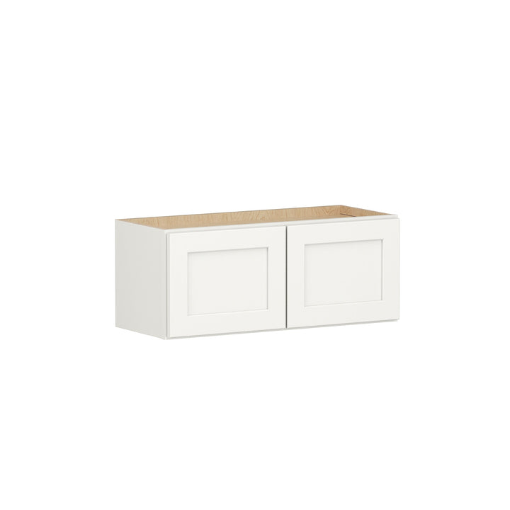 Shenandoah PRO Express Breckenridge 30-in W x 12.125-in H x 12-in D Linen Full Overlay Wall Fully Assembled Plywood Cabinet (Recessed Panel Shaker Door Style)