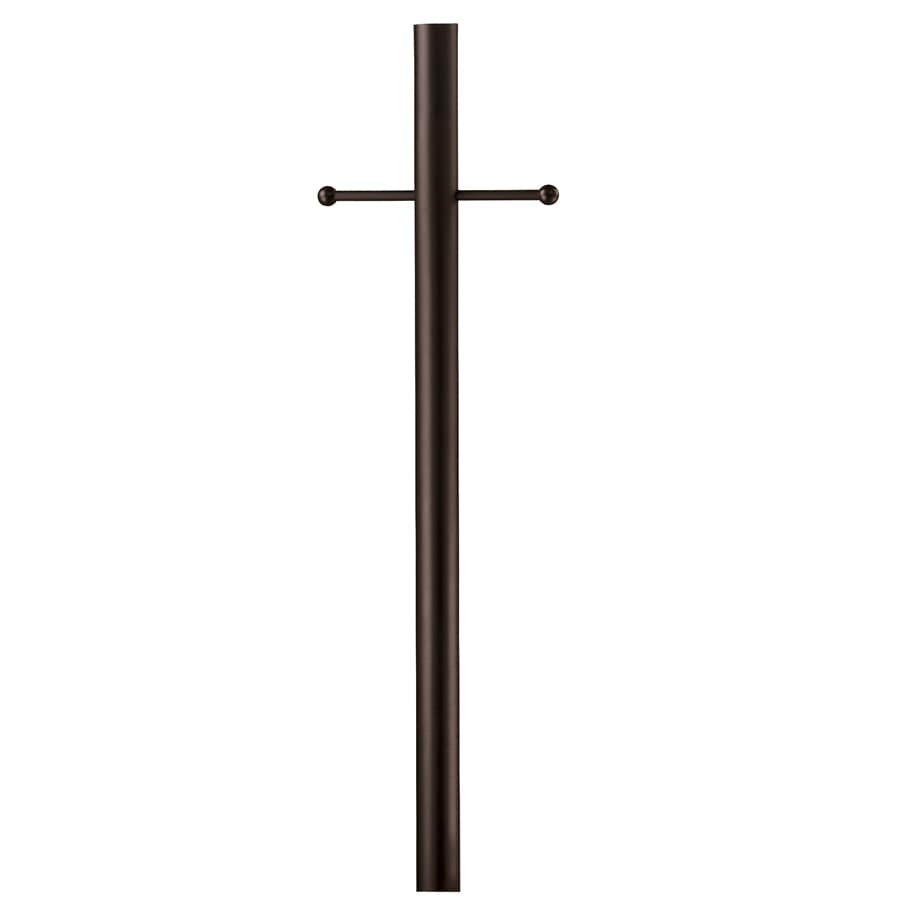 Portfolio 1-Watt 80-in Bronze Traditional Outdoor Lamp Post Pole