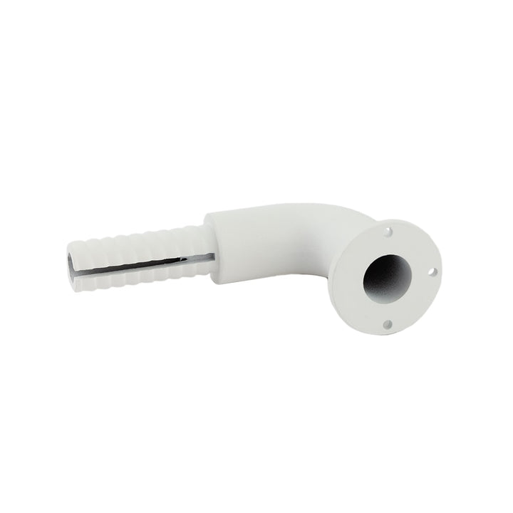 Deckorators 9.87-in x 2.89-in ADA Handrail Textured White Aluminum Post Connector