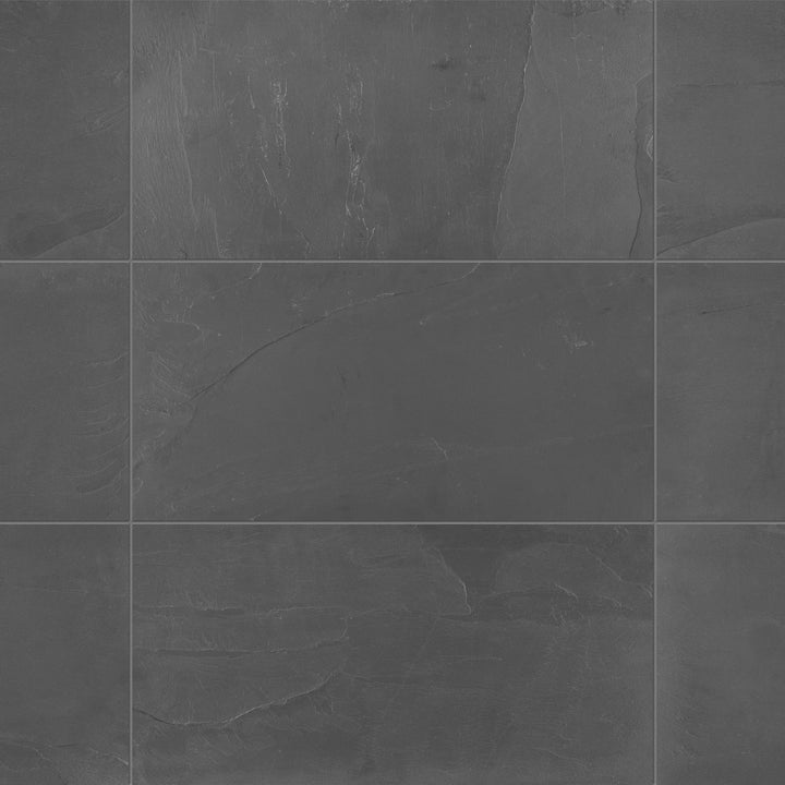 Satori Midnight Fog 12-in x 24-in Matte Natural Stone Look Floor and Wall Tile (1.93-sq. ft/ Piece)